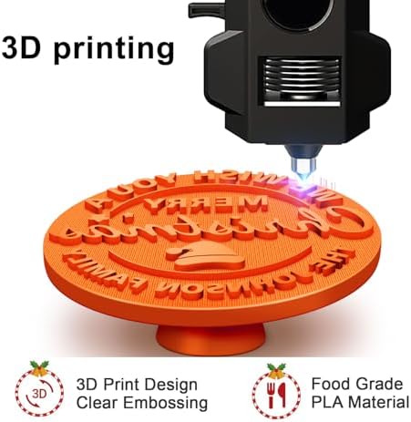 HOPELF Personalized 3D Cookie Stamp Mold Kit 1
