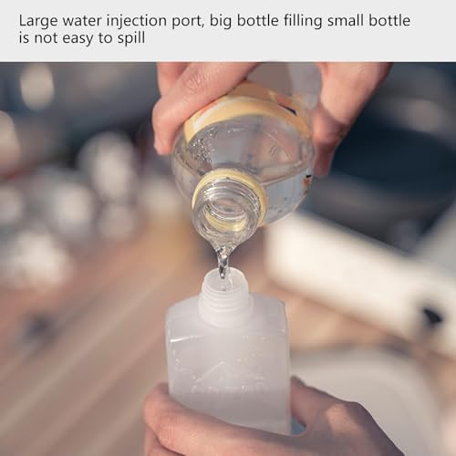 Cyrank 4 Pcs 100ML Twist Top Oil Dispenser Bottles for Camping Kitchen