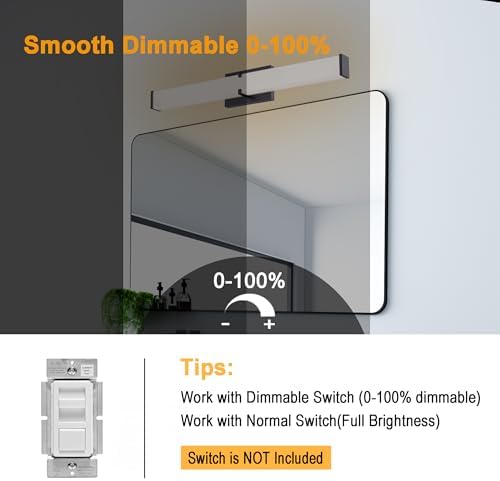 NOVELUX 248 Inch Dimmable Bathroom Vanity Light
