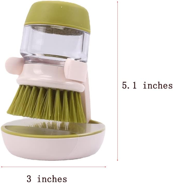 DHDestined Fateful Dish Brush with Soap Dispenser and Holder 1
