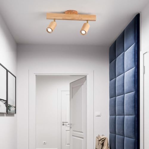 Modern LED Wood Ceiling Spotlight Kit for Kitchen and Bedroom