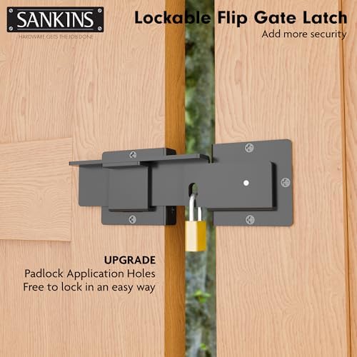 Heavy Duty Flip Gate Latch for Outdoor Use