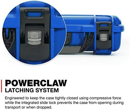 Nanuk 909 Waterproof Knife Case with Custom Foam - Blue
