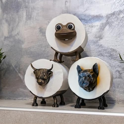 Meideli Funny Sheep Toilet Paper Holder