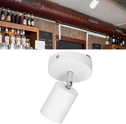 Hilitand Spotlight Base Single Wrought Iron Adjustable Track Light Holder