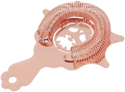 Professional Drink Strainer with Rose Gold Design