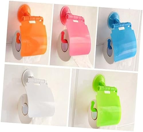 OUNONA Wall-Mounted ROLLE Reusable Toilet Paper Holder for Bathroom Storage