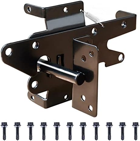 Durable Self-Closing Gate Latch for Outdoor Spaces