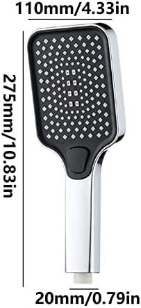 Powerful High-Pressure Handheld Shower with 4 Spray Modes for Easy Cleaning