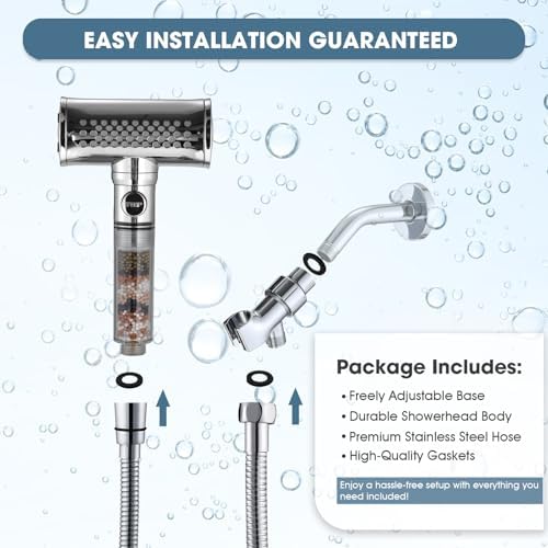 Eco-Friendly 4-Function Hammer-Shape Handheld Shower Head