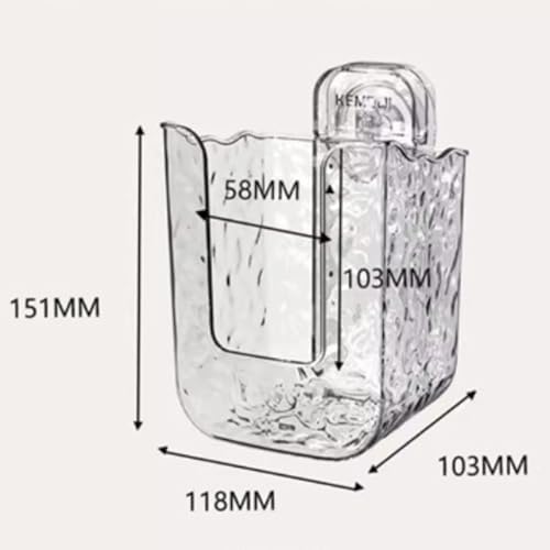 Multi-Functional Wall-Mounted Tissue Box No Punching Suction Cup
