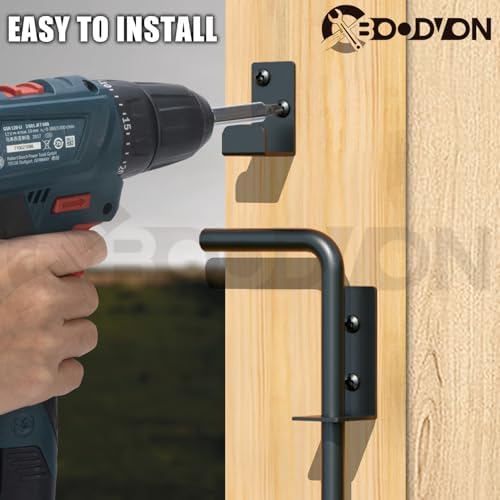 24 Cane Bolt Drop Rod Gate Hardware - Durable Weatherproof Gate Latch 1 Pack