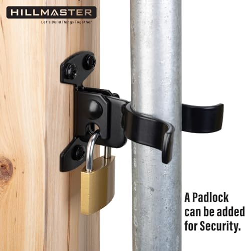 Sturdy Steel Chain-Link Gate Latch