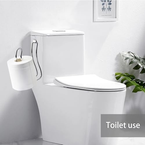Premium Chrome toilet paper holder for small spaces - Durable and space-saving