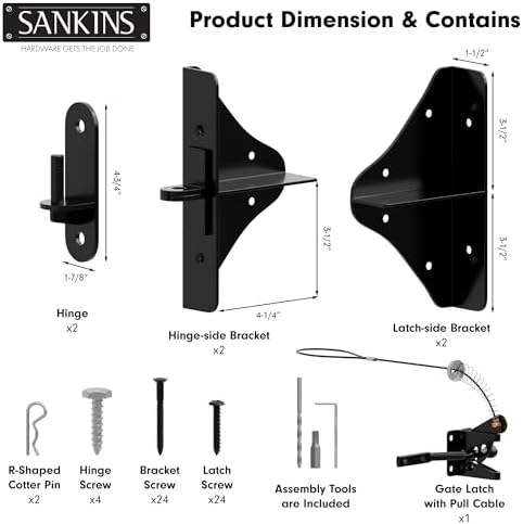 Sankins Anti Sag Gate Frame Kit for Wooden Gates