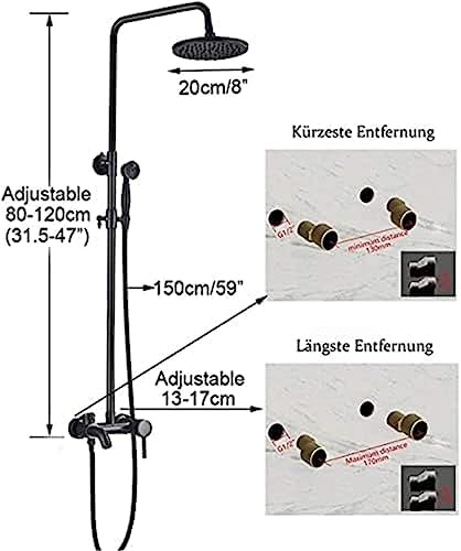Stainless Steel Showers Luxury Massage Faucets