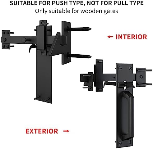Heavy-Duty Gate Latch for Outdoor Garden Use