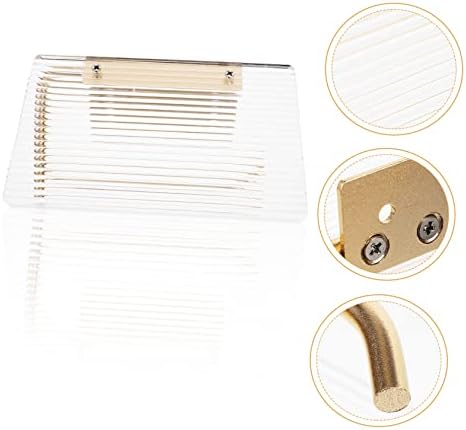 OSALADI Wall-Mounted Paper Towel Holder with Phone Shelf Durable and Space-Saving
