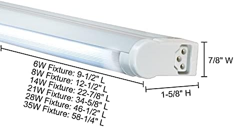 Jesco Lighting SG5A-641-W Under-Cabinet Light Fixture