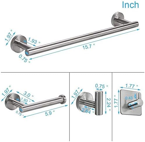ZHENGGUIFANG 5-Piece Bathroom Hardware Set