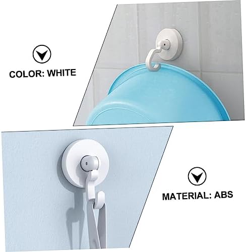 PRETYZOOM 3pcs Adhesive Hooks for Shower and Kitchen 1