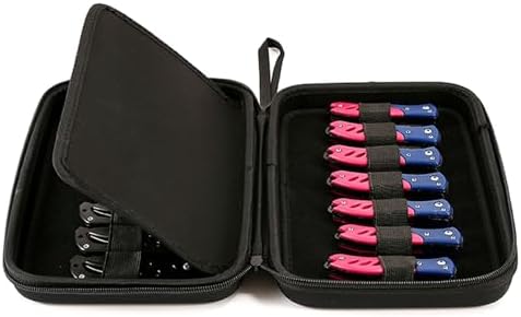 ANEETAFAN Pocket Knife Display Case with Handle