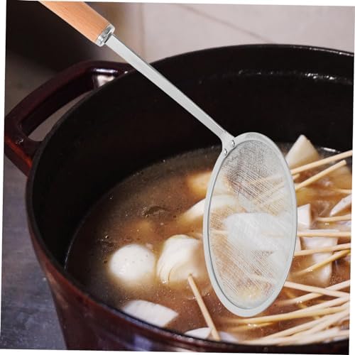 Cabilock 10cm Fine Mesh Skimmer Spoon with Handle