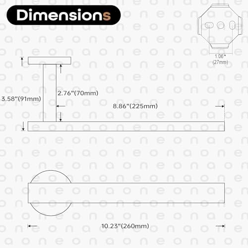 AONEON 2 Pack Stainless Steel Towel Rings Modern Bathroom Holder