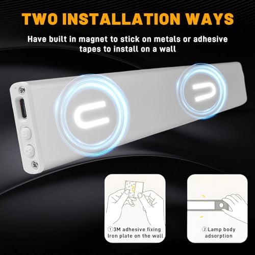SPOLI Under Cabinet LED Motion Sensor Light 2 Packs