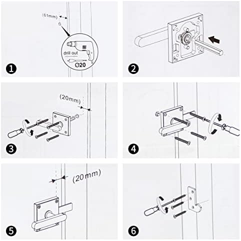 Heavy Duty Gate Latch for Wooden Fences and Doors Black Finish