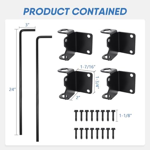 HANSHAN Cane Bolt Gate Drop Rod Set