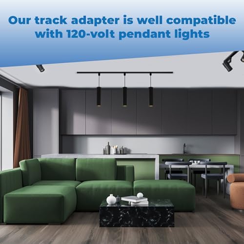 OHLECTRIC Pendant Track Adapter - Black Pack of 2