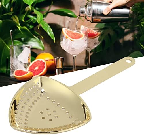 OUKENS Julep Strainer - Triangular Cocktail Strainer for Home Commercial Bars