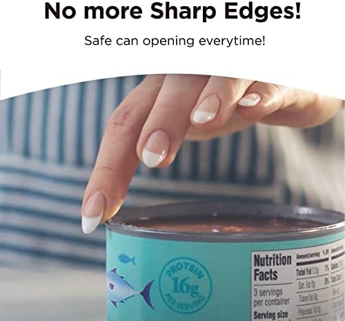 Kitchen Mama Mini Electric Can Opener - One Button 360 Cut Safe Portable