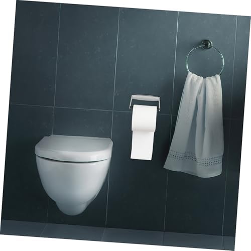 Jojofuny Wall Mounted Toilet Paper Holder with Phone Storage