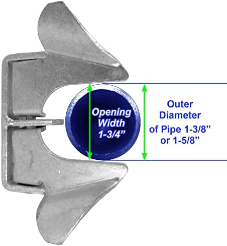 Wall-Mounted Butterfly Fork Latch Gate Hardware