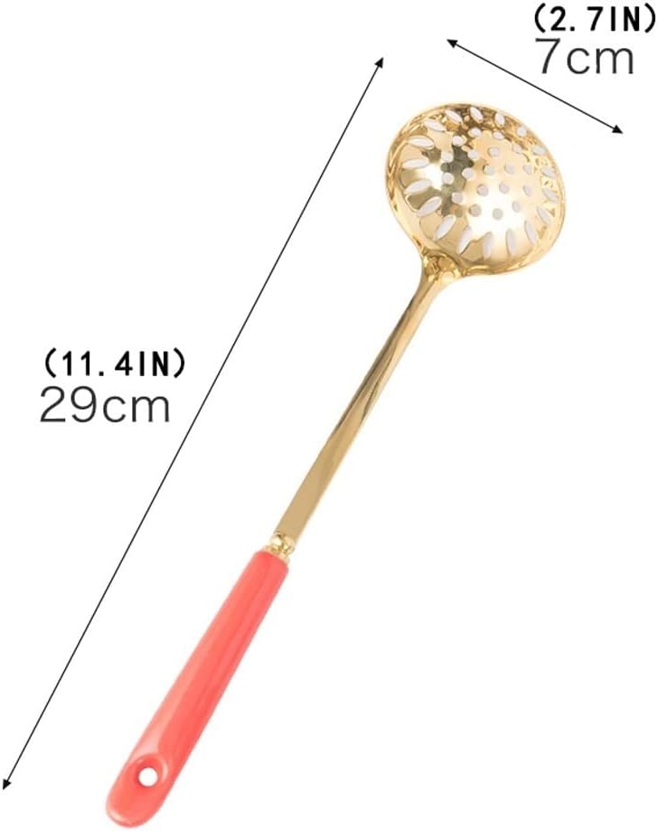 Durable Stainless Steel Skimmer with Non-Slip Handle