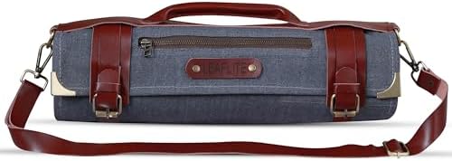 Leaflite 12-Pocket Chef Knife Roll Bag