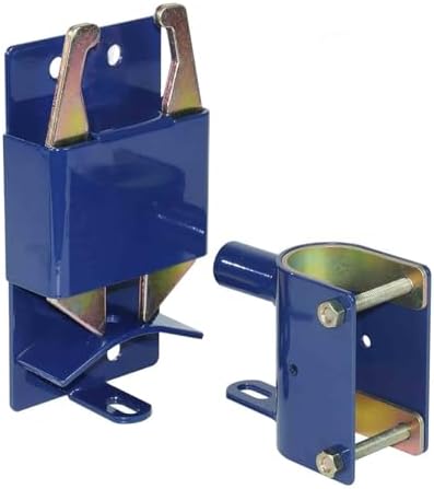 VIRTIONZ Two Way Gate Latch Blue Perfect for Farms Pastures and Ranches