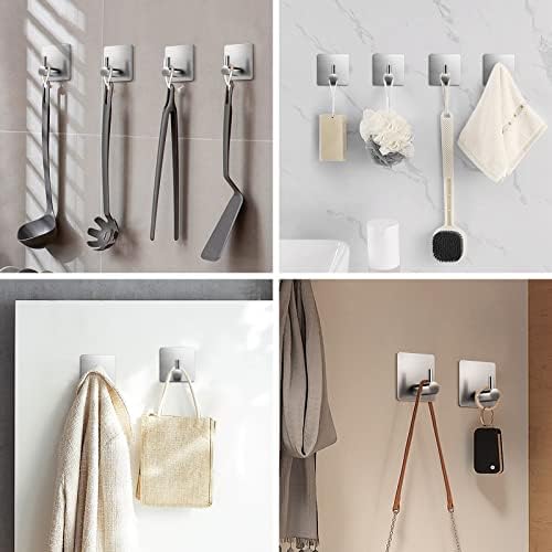 Self Adhesive Hooks for Hanging Coats and Towels
