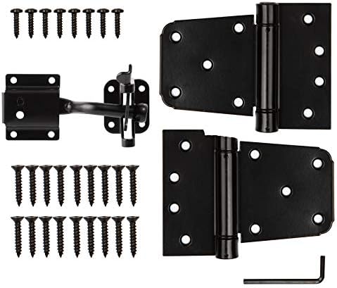 HILLMASTERHeavy Duty Gate Latch Kit w 2x35 Spring Hinges