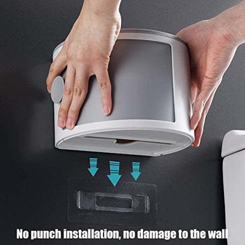Toilet Paper Holder Wall-Mounted Organizer Waterproof