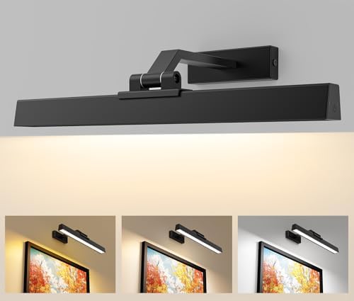 Afyuol 16in Battery Operated Picture Light with Remote Control 1