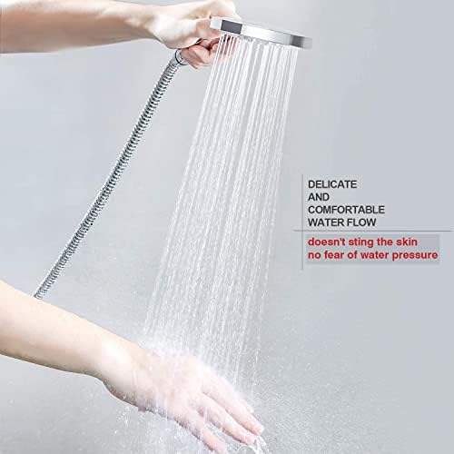 KWTORFIA Chrome-Plated High Pressure Handheld Shower Head G12 Interface