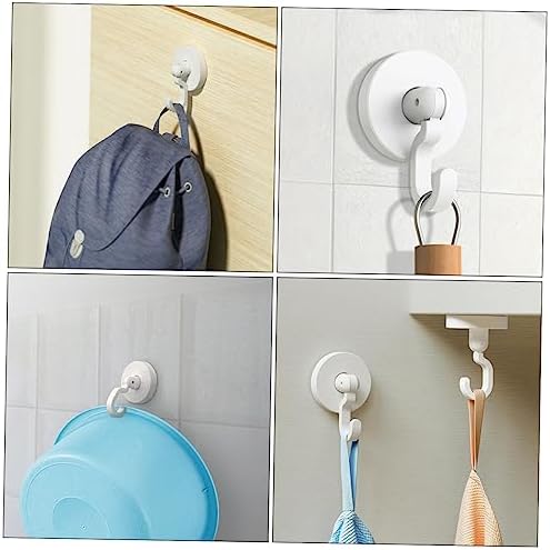 PRETYZOOM 3pcs Adhesive Hooks for Shower and Kitchen 1