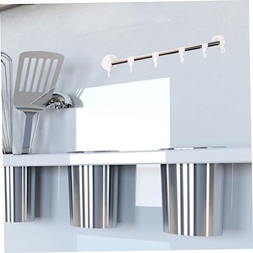 NUOBESTY Adjustable Suction Cup Towel Holder for Kitchen and Bathroom