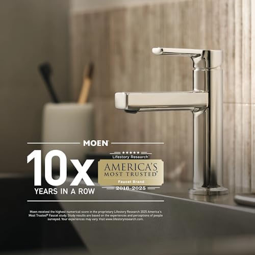 Elegant showerhead by Muen Nickel finish 6-inch spray head Variable spray modes