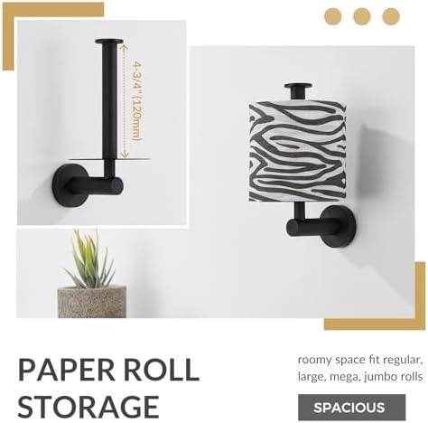 Aomasi Vertical Tray Toiletpaper Holder