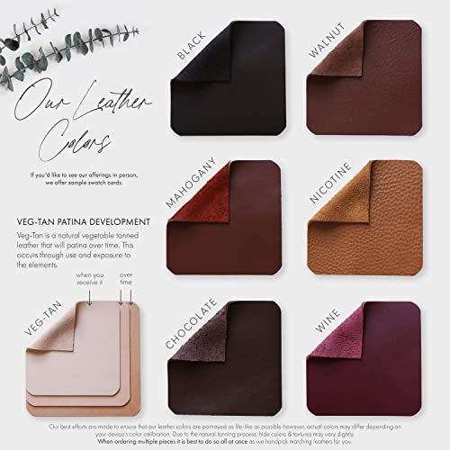 KEYAIIRA Small Wide Leather Wall Hook Minimalist Towel Ring 1