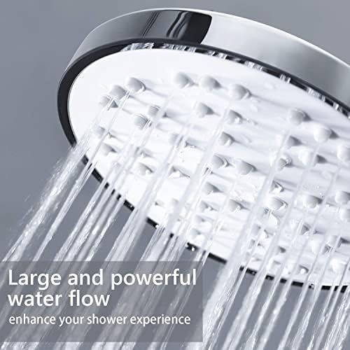 KWTORFIA Chrome-Plated High Pressure Handheld Shower Head G12 Interface